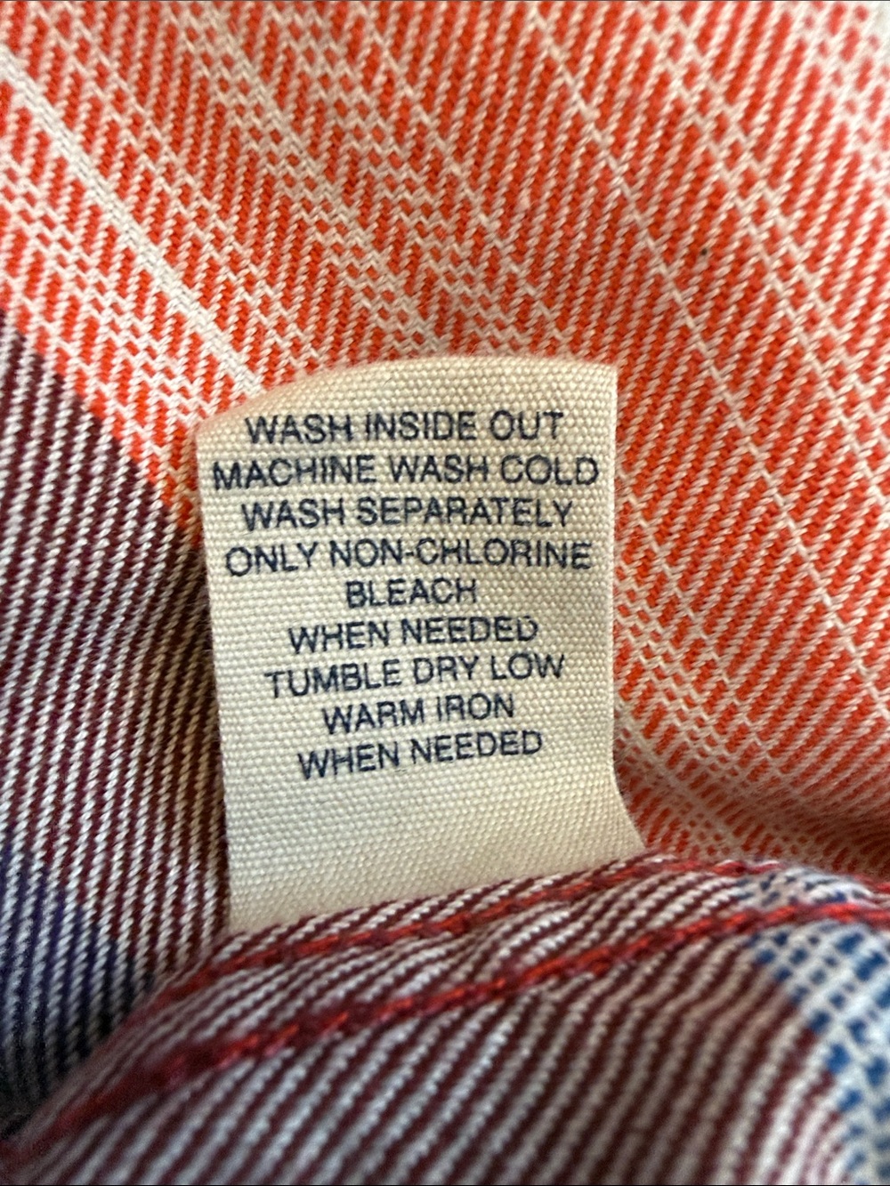 Modern Amusement Stripe Flannel Shirt XL Western Outdoor Cotton Button Up - Picture 16 of 16